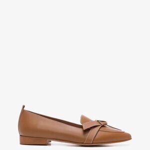 Flattered Cognac Leather Ally Flats EU Size 40 Cognac.